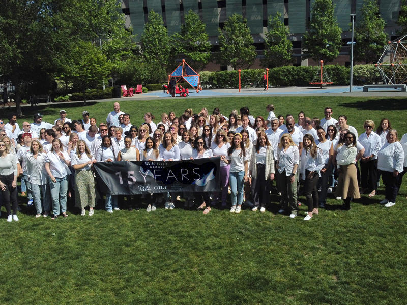 a group of people posing for a photo