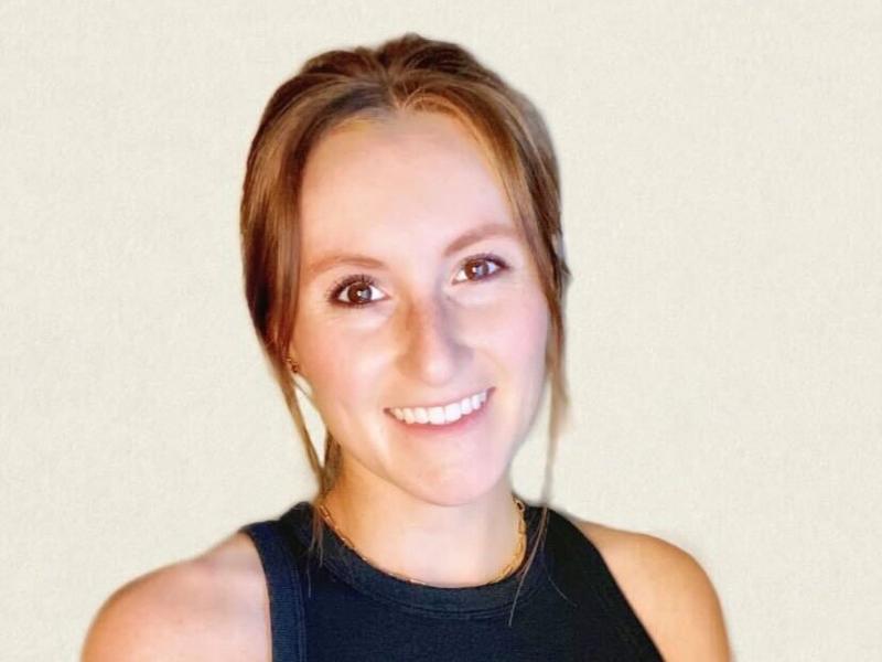 a person smiling at camera