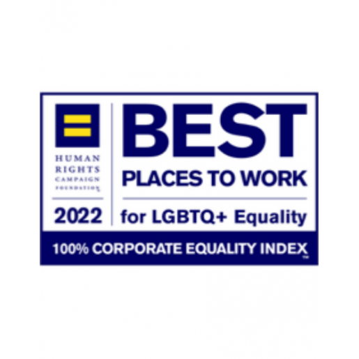 Human Rights Campaign Foundation Best Places to Work for LGBTQ+ Equality 2022