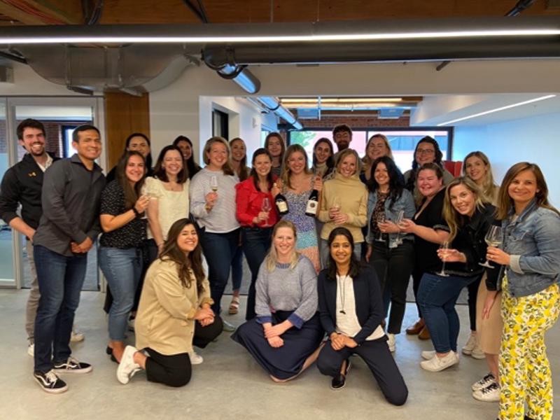 a group of people posing for a photo