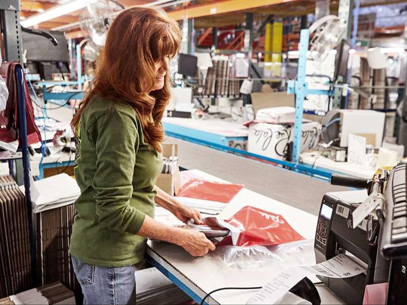 a person working in a factory