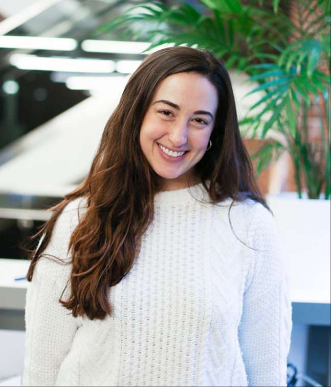 a person smiling at camera